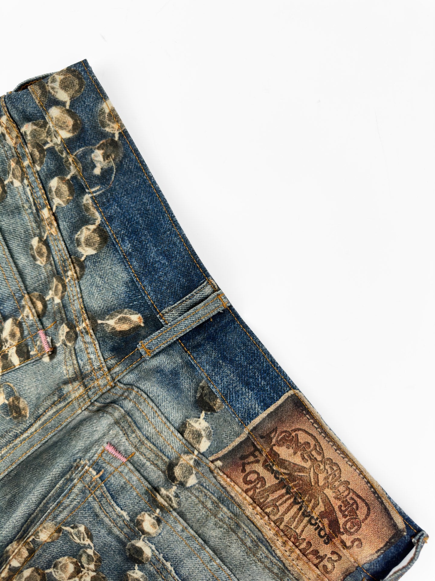 2026 Women's GS Optical Illusion Striped Dyed Jeans (EE416)