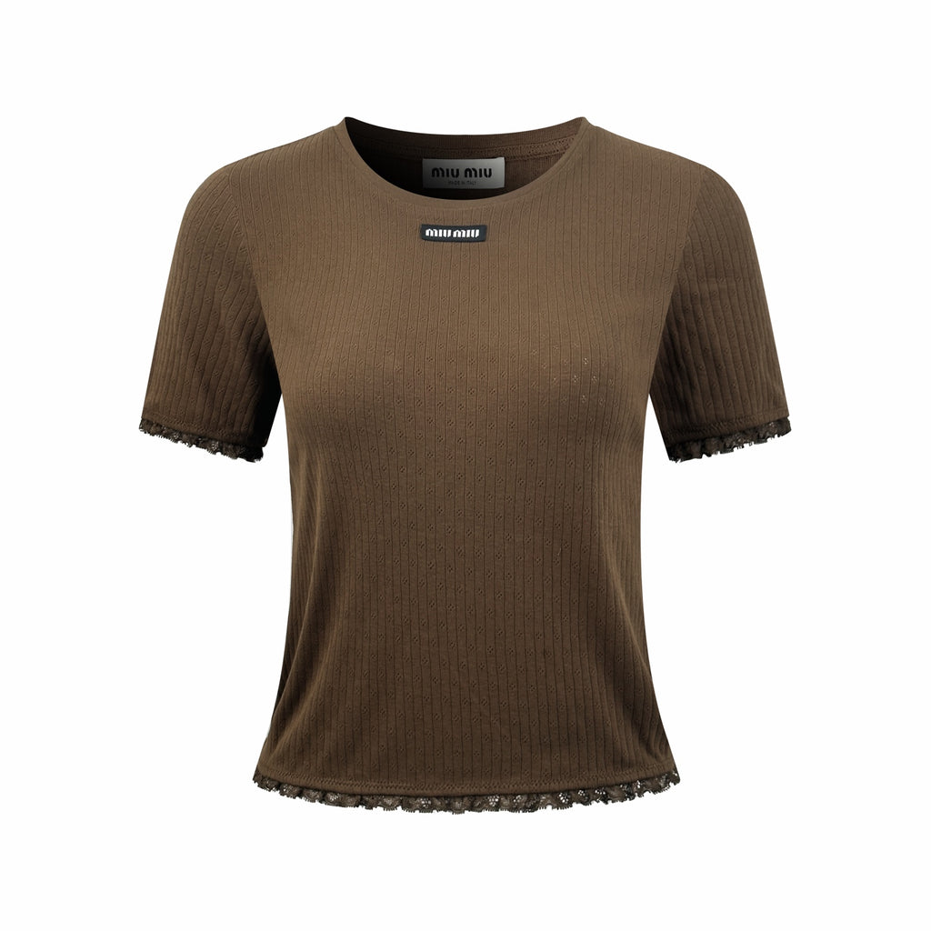 2026 Women’s GS Lace Short-Sleeved T-Shirt (FF740)