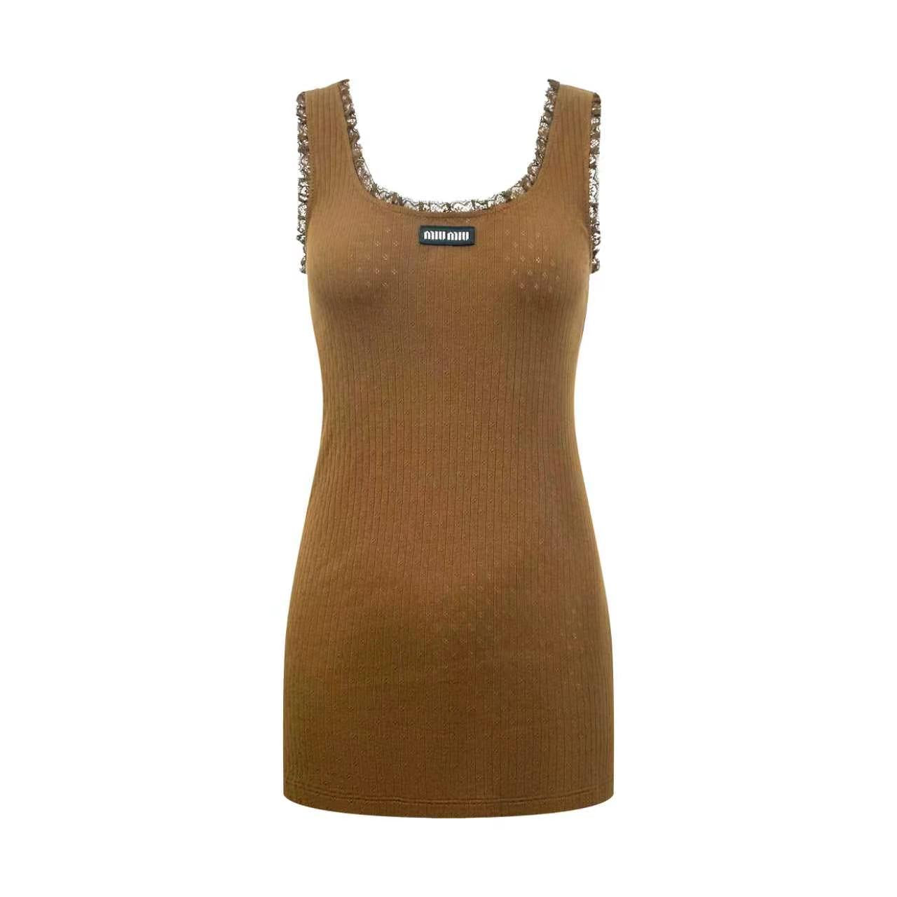 2026 Women’s GS Lace-Trimmed Tank Top (FF742)