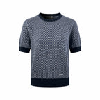 2026 Women’s GS Jacquard Embroidered Short-Sleeved Jumper (DD110)