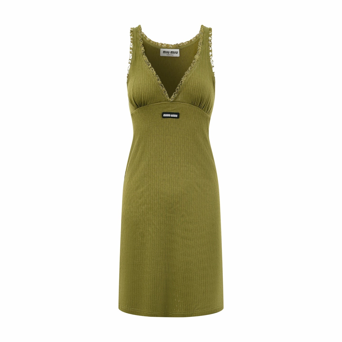2026 Women’s GS Lace-Trimmed Spaghetti-Strap Dress (FF739)