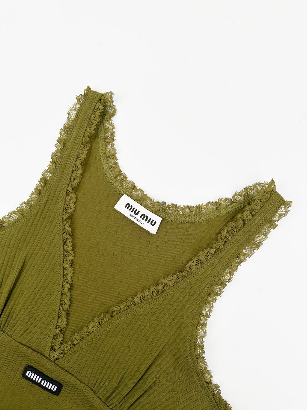 2026 Women’s GS Lace-Trimmed Spaghetti-Strap Dress (FF739)