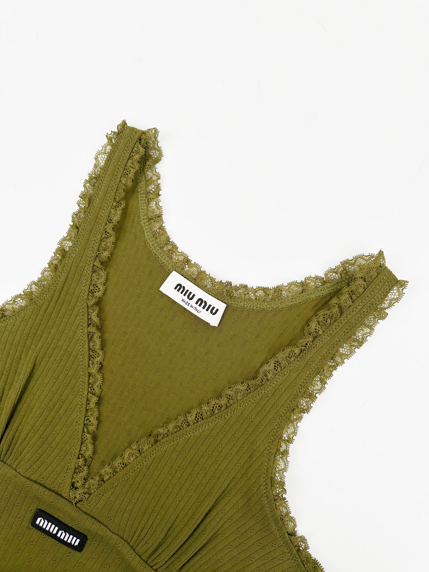 2026 Women’s GS Lace-Trimmed Spaghetti-Strap Dress (FF739)