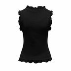 2026 Women’s GS Embroidered Ruffle Tank Top (DD129)