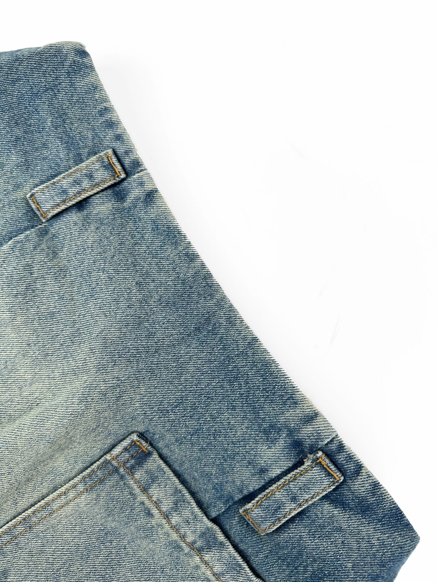 2026 Women’s GS Leather Denim Mini Skirt (EE417)