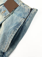 2026 Women’s GS Leather Denim Mini Skirt (EE417)
