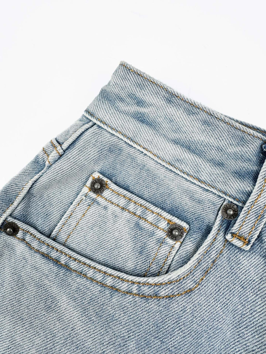 2026 Women’s GS Embroidered Leather Denim Shorts (EE422)