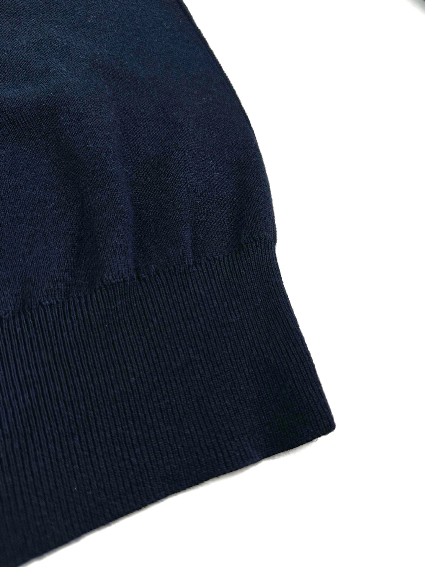 2026 New GS Embroidered Logo Polo Neck Knit Top (AA598-A60)