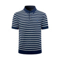 2026 New GS Embroidered Stripe Polo Neck Knit (CC985-A80)