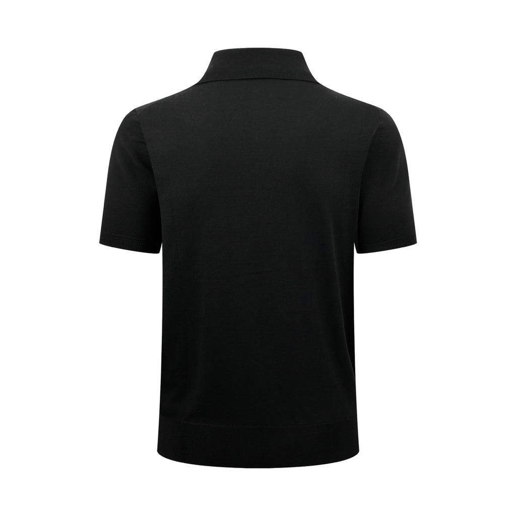 2026 New GS Embroidered Logo Polo Neck Knit Top (CC979-A60)