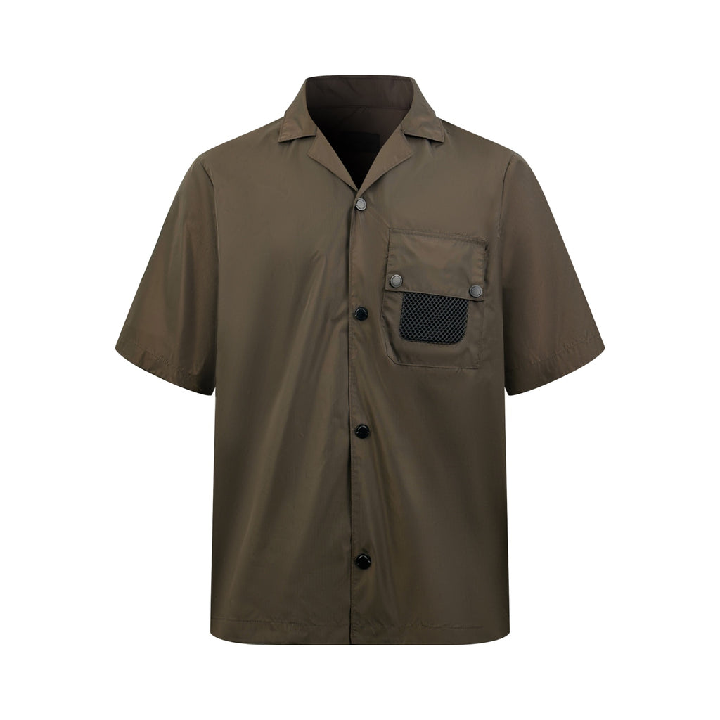 2026 New GS Logo Patch Pocket Short-Sleeved Shirt (AA613-A85)