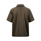 2026 New GS Logo Patch Pocket Short-Sleeved Shirt (AA613-A85)