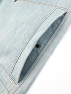 2026 New Arrival: GS Embroidered Denim Shorts (BB839-A80)