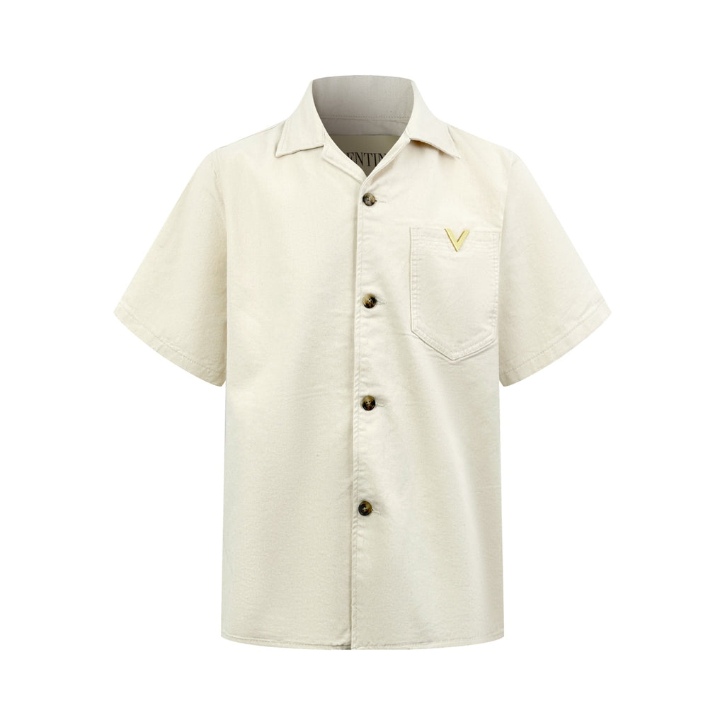 2026 New Style GS Logo Denim Shirt (AA618-A85)