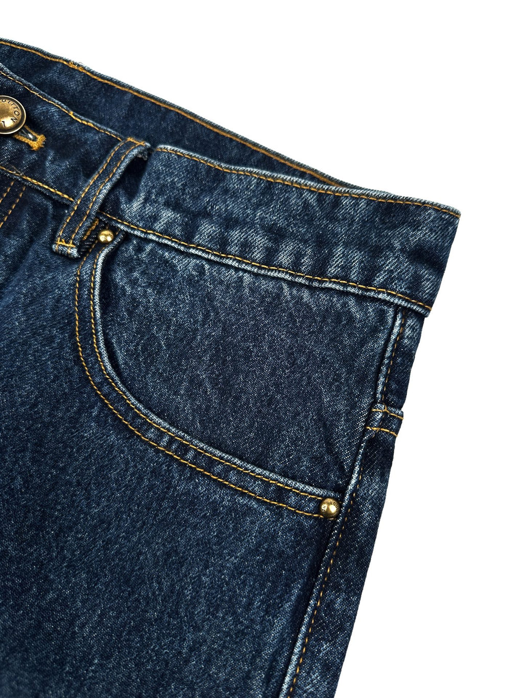 2026 New GS Logo Cuffed Jeans (BB866-B70)