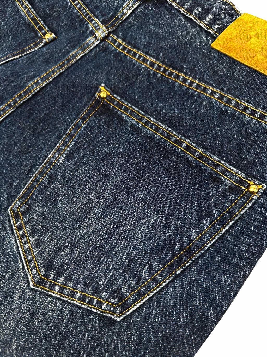 2026 New GS Logo Cuffed Jeans (BB866-B70)