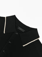 2026 New GS Logo Mesh Polo Neck Knit Top (CC983-A75)