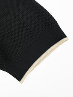2026 New GS Logo Mesh Polo Neck Knit Top (CC983-A75)