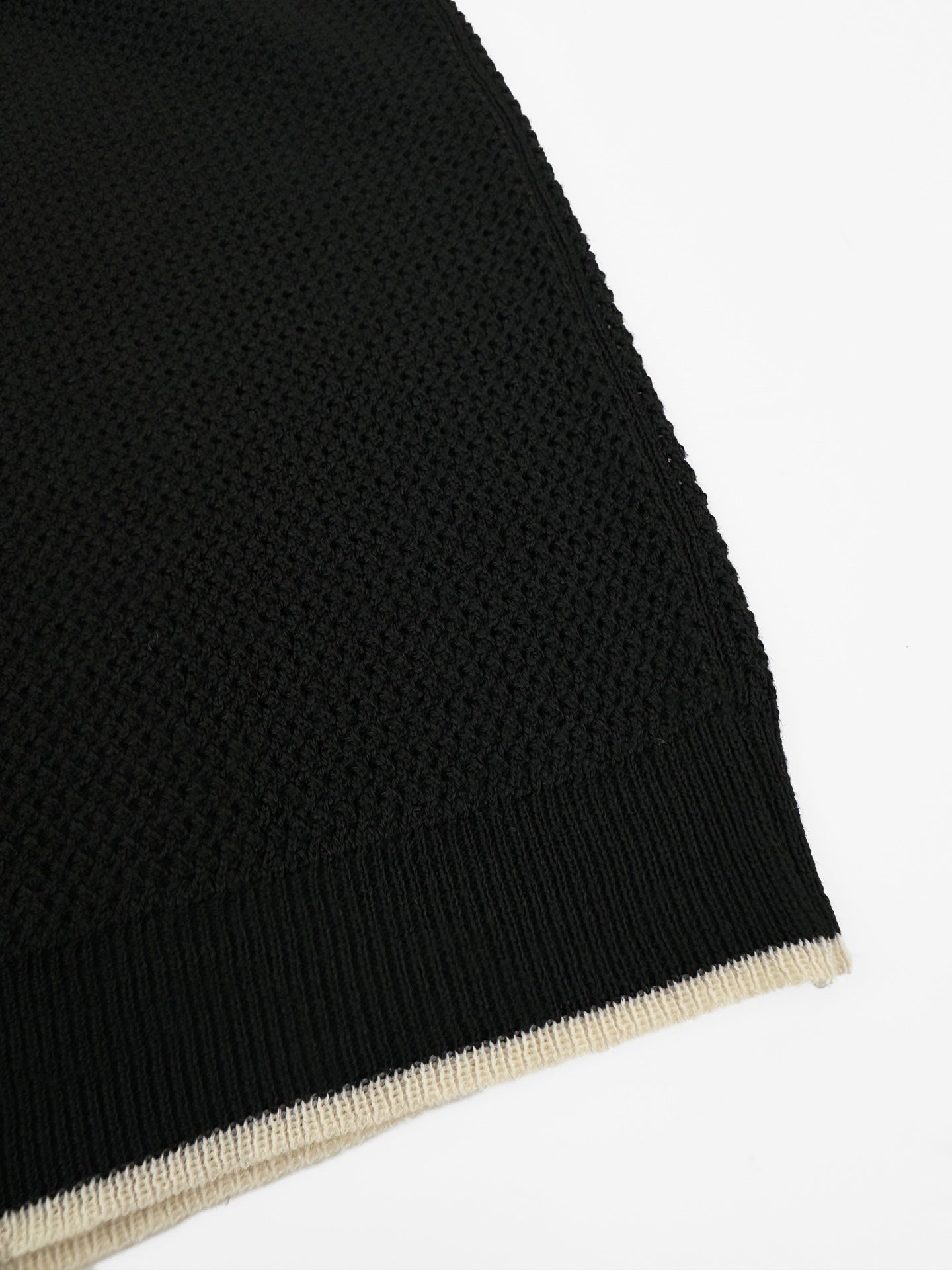2026 New GS Logo Mesh Polo Neck Knit Top (CC983-A75)