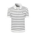 2026 New GS Logo Striped Polo-Neck Knit (CC991-A70)