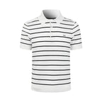 2026 New GS Logo Striped Polo-Neck Knit (CC991-A70)