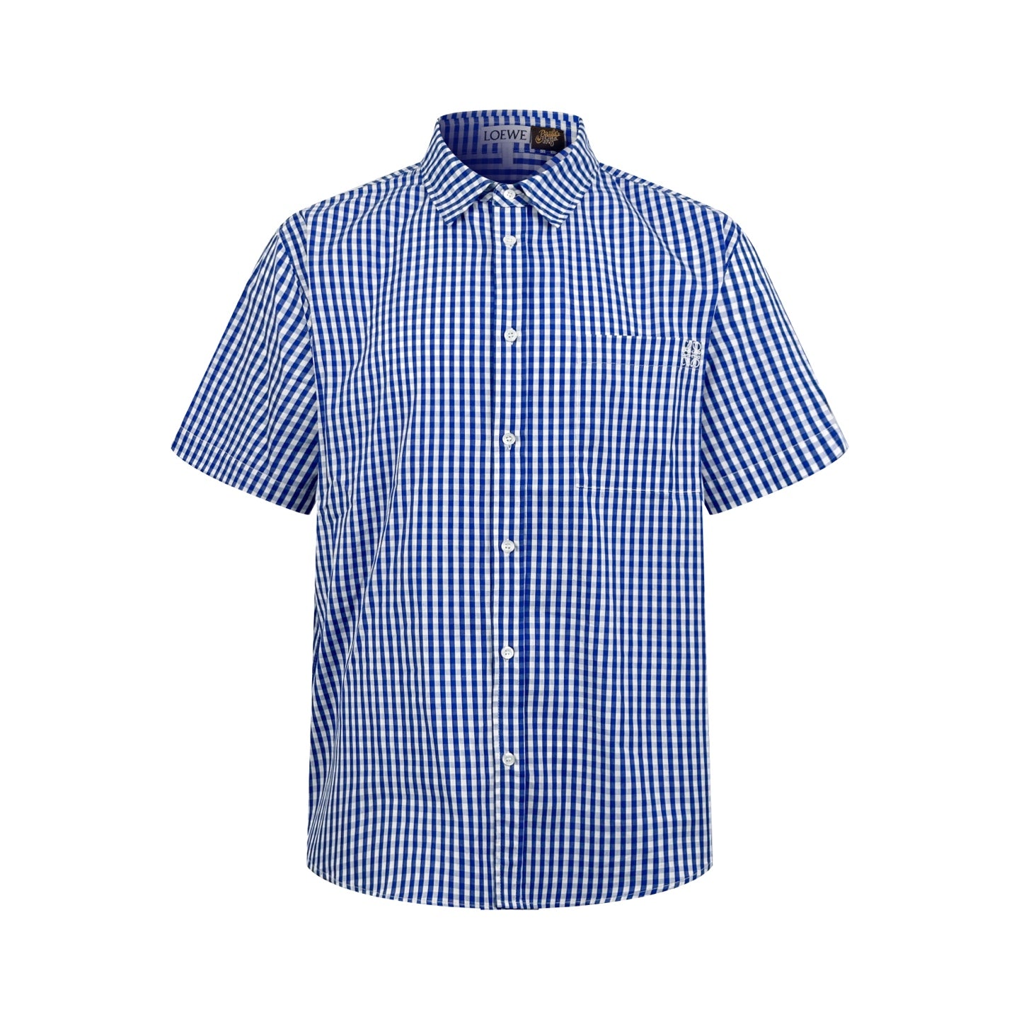2026 New GS Embroidered Check Short-Sleeved Shirt (AA628-A70)