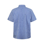2026 New GS Embroidered Check Short-Sleeved Shirt (AA628-A70)