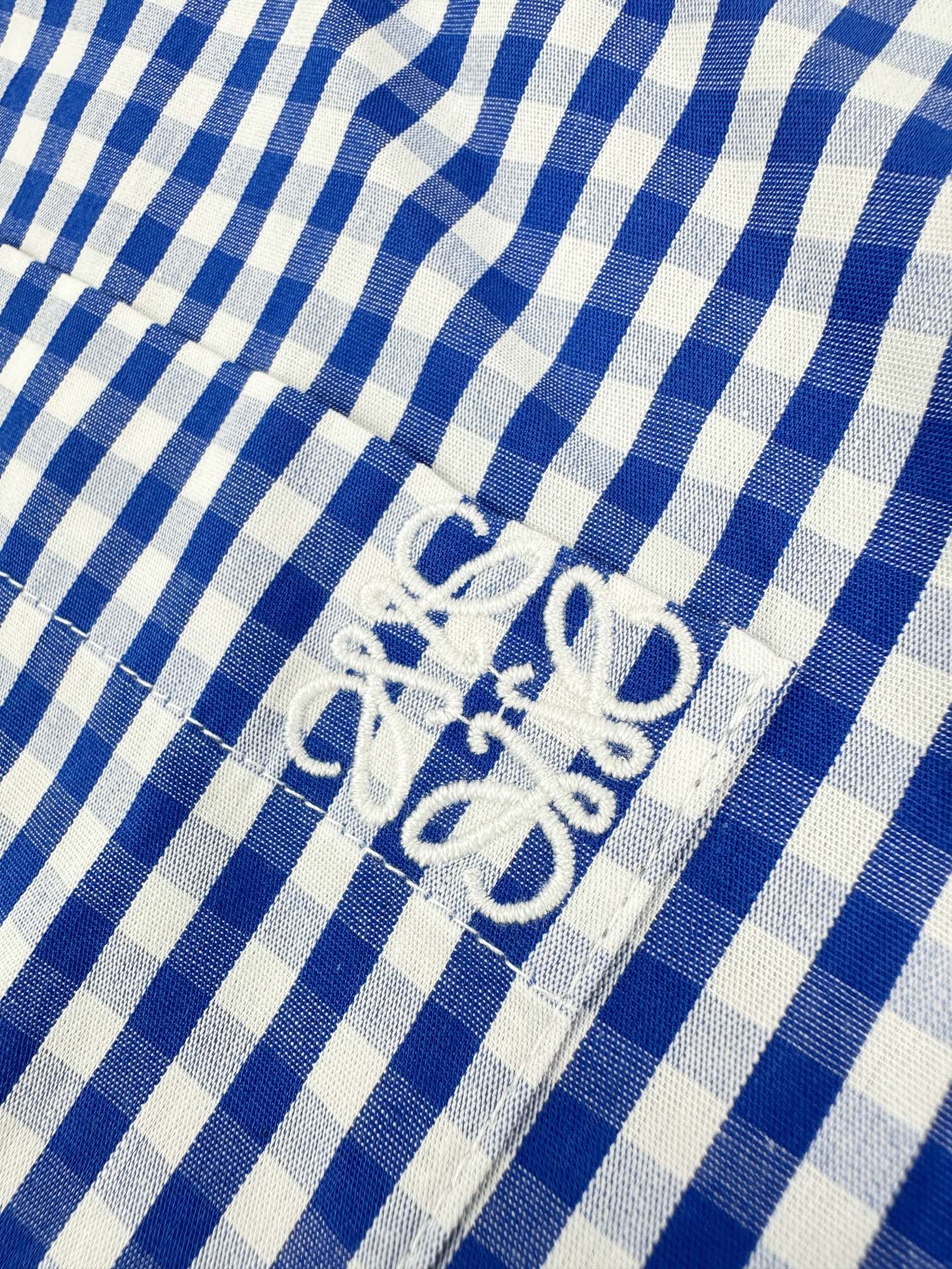 2026 New GS Embroidered Check Short-Sleeved Shirt (AA628-A70)