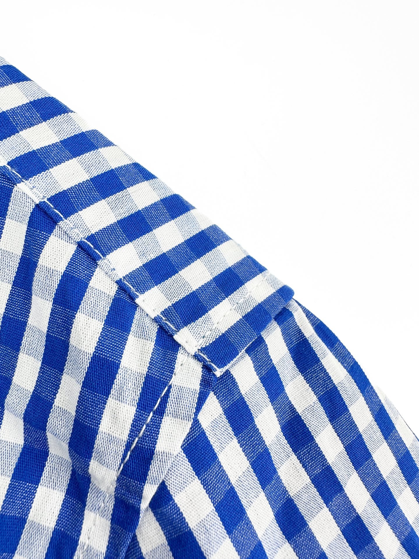 2026 New GS Embroidered Check Short-Sleeved Shirt (AA628-A70)