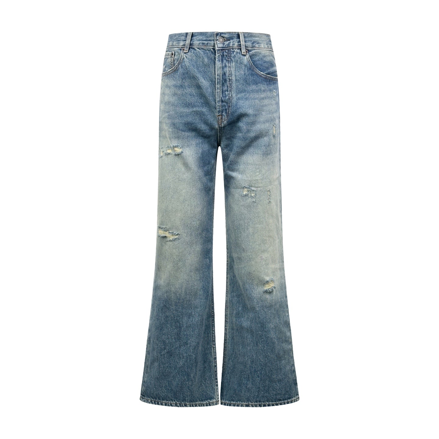 2026 New Arrival GS Distressed Ripped Jeans (CC994-B60)