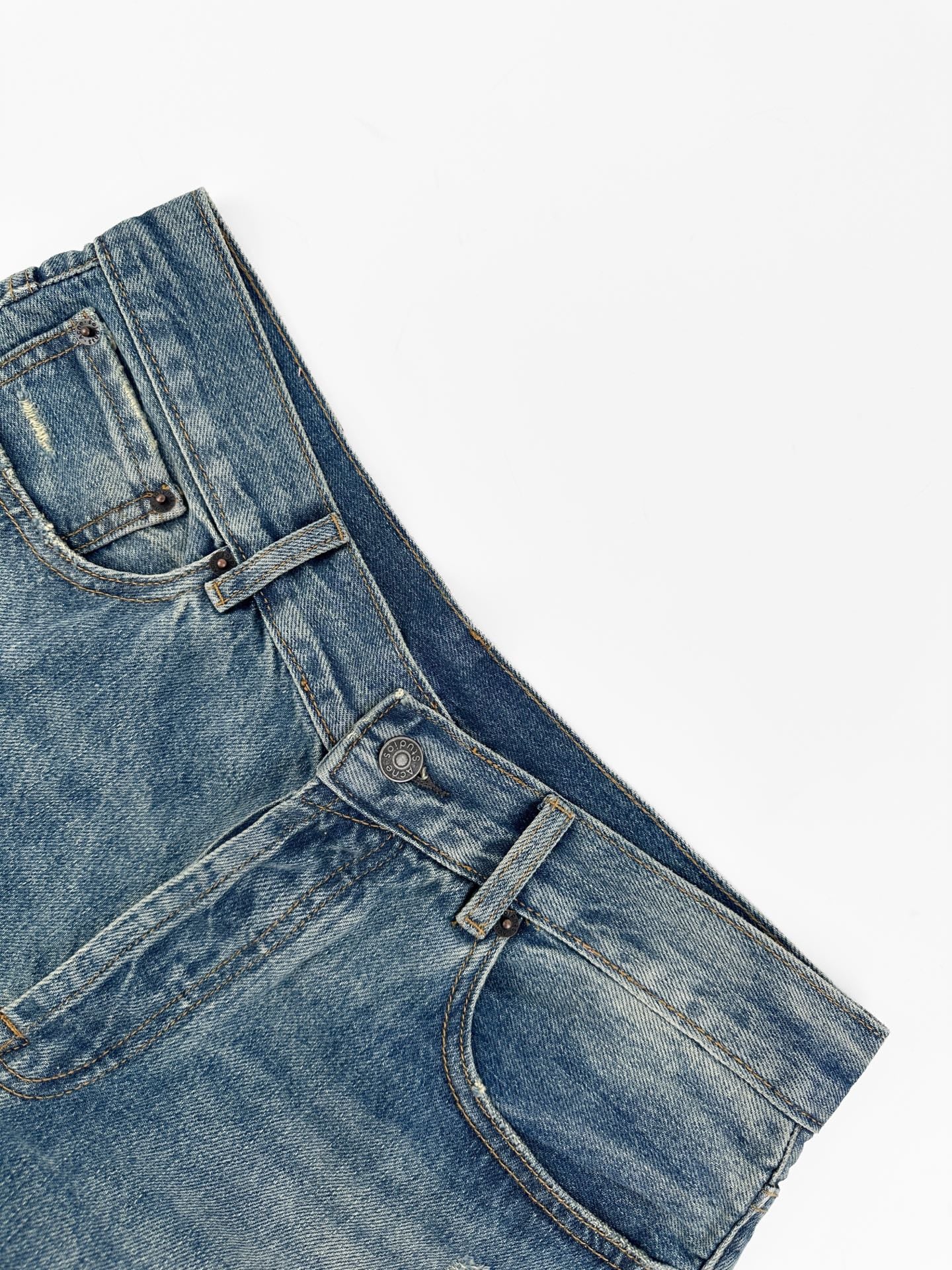 2026 New Arrival GS Distressed Ripped Jeans (CC994-B60)