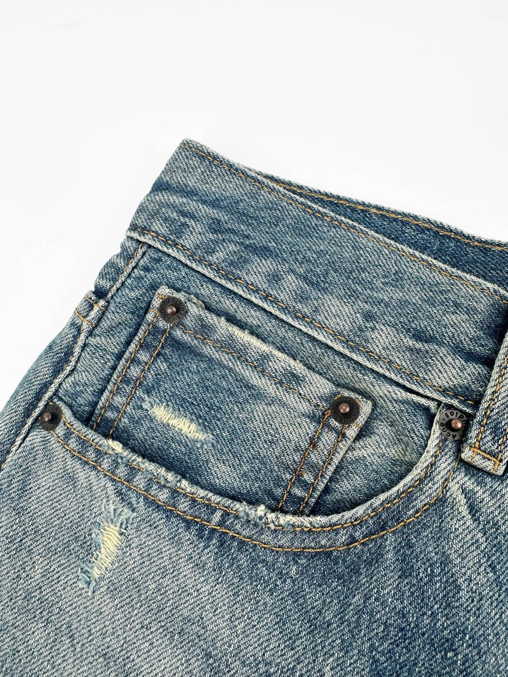 2026 New Arrival GS Distressed Ripped Jeans (CC994-B60)