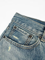 2026 New Arrival GS Distressed Ripped Jeans (CC994-B60)
