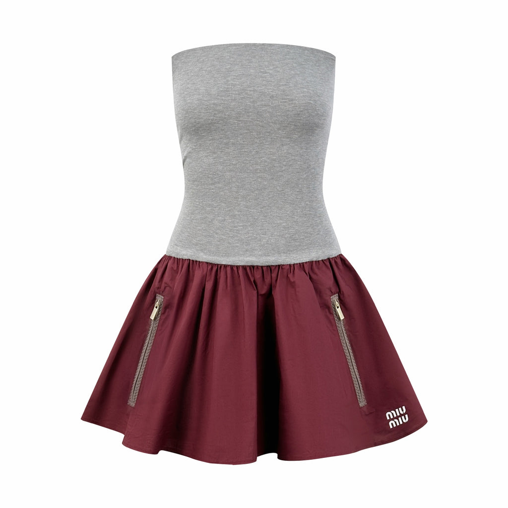2026 Women's GS Logo Zipper Dress (FF735)