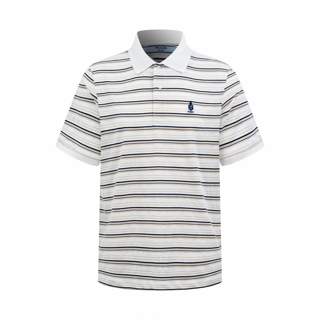 2026 Women's GS Striped Embroidered Polo Shirt (FF752)