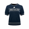 2026 Women's GS Embroidered Short-Sleeved Sweater (DD132)