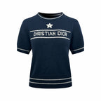 2026 Women's GS Embroidered Short-Sleeved Sweater (DD132)