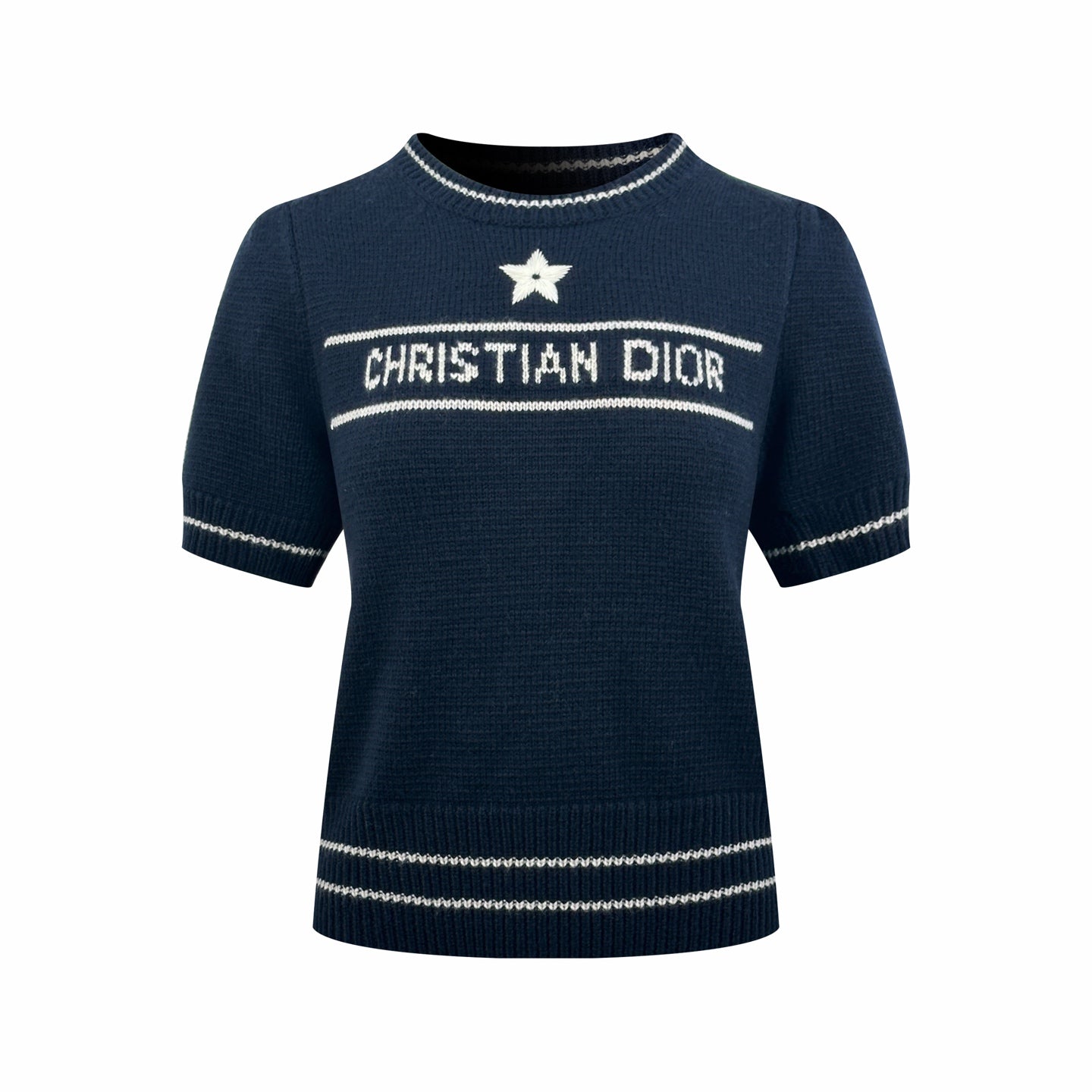 2026 Women's GS Embroidered Short-Sleeved Sweater (DD132)