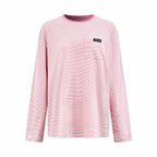 2026 Women's GS Logo Striped Long-Sleeved Shirt (FF758)