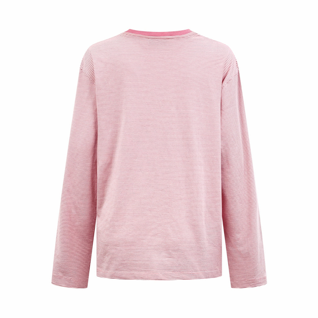 2026 Women's GS Logo Striped Long-Sleeved Shirt (FF758)