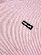 2026 Women's GS Logo Striped Long-Sleeved Shirt (FF758)