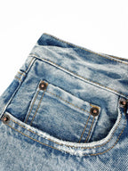 2026 Women's GS Fake Two-Piece Denim Skirt Pants (FF751)
