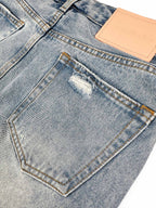 2026 Women's GS Fake Two-Piece Denim Skirt Pants (FF751)