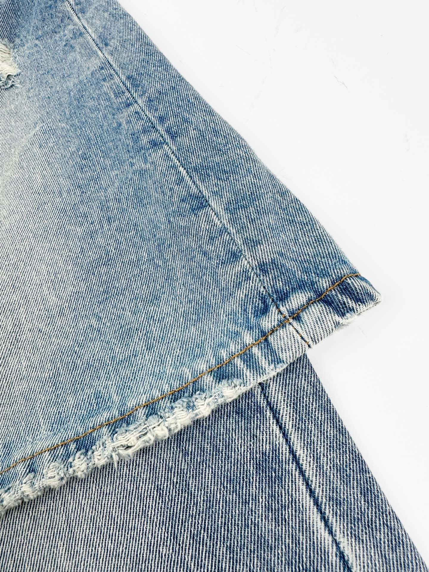 2026 Women's GS Fake Two-Piece Denim Skirt Pants (FF751)