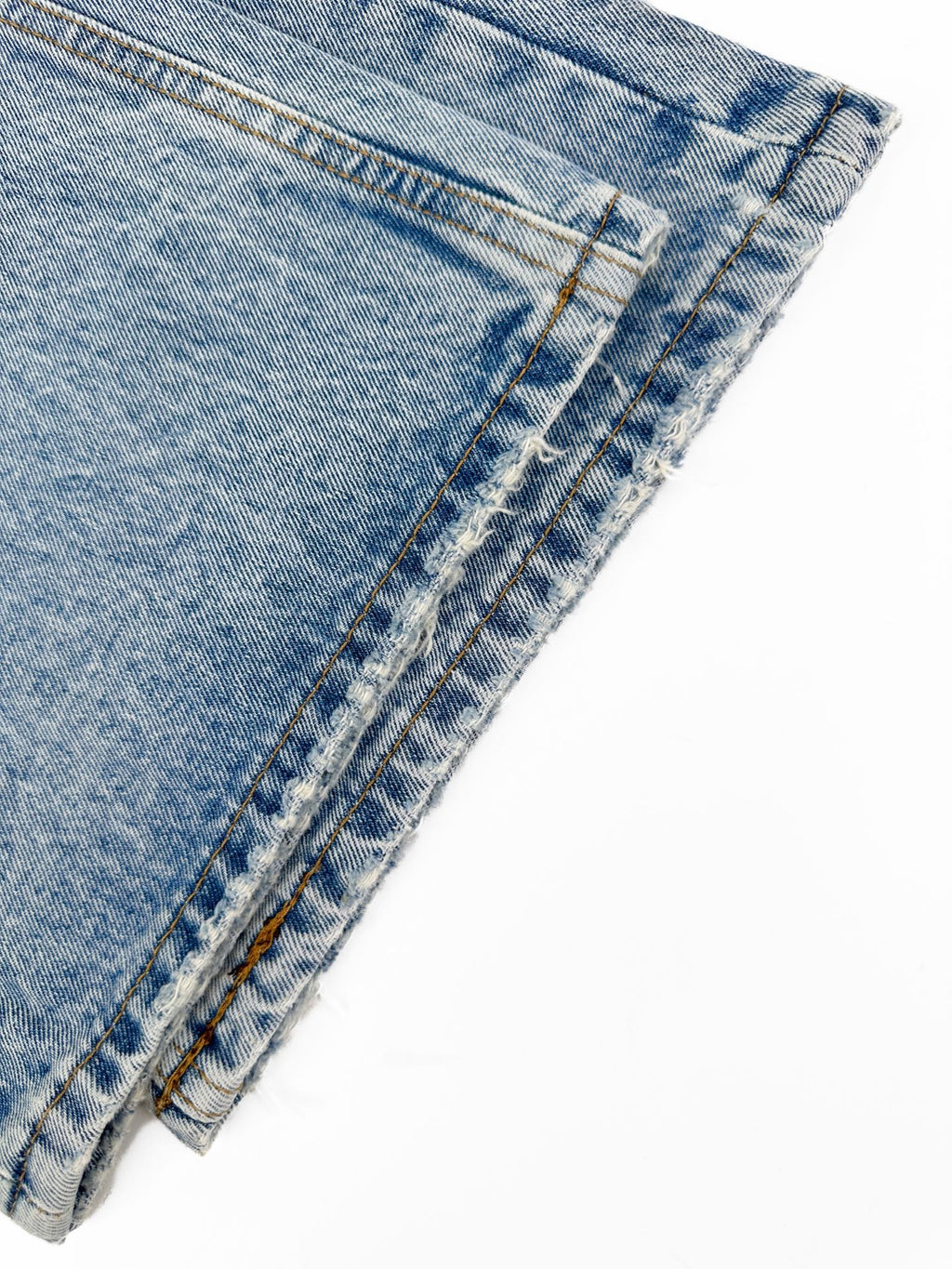 2026 Women's GS Fake Two-Piece Denim Skirt Pants (FF751)