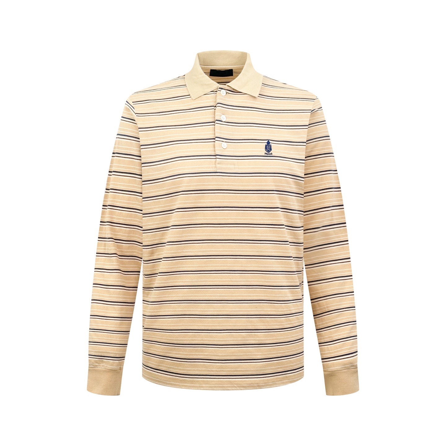 2026 New Model GS Logo Striped Long-Sleeved Polo Shirt (CC993-A70)