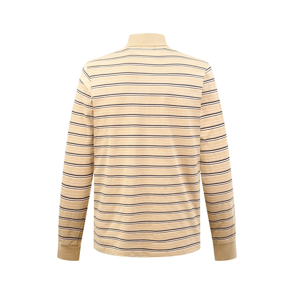 2026 New Model GS Logo Striped Long-Sleeved Polo Shirt (CC993-A70)