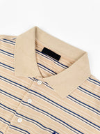 2026 New Model GS Logo Striped Long-Sleeved Polo Shirt (CC993-A70)