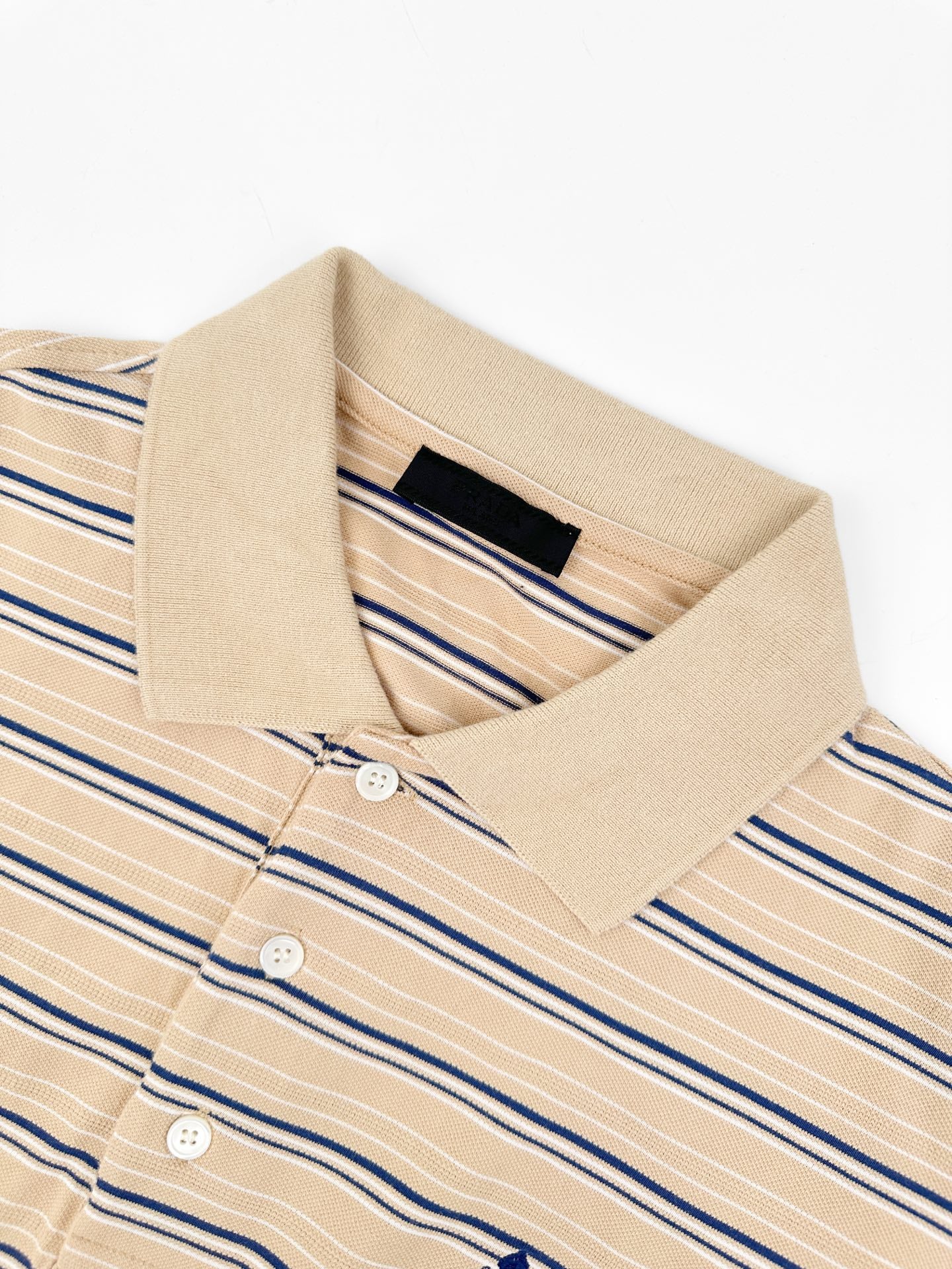 2026 New Model GS Logo Striped Long-Sleeved Polo Shirt (CC993-A70)