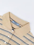 2026 Women's GS Logo Striped Long-Sleeve Polo Shirt (FF753)